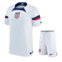 Camisa de time de futebol Estados Unidos Replicas 1º Equipamento Infantil Mundo 2022 Manga Curta (+ Calças curtas)